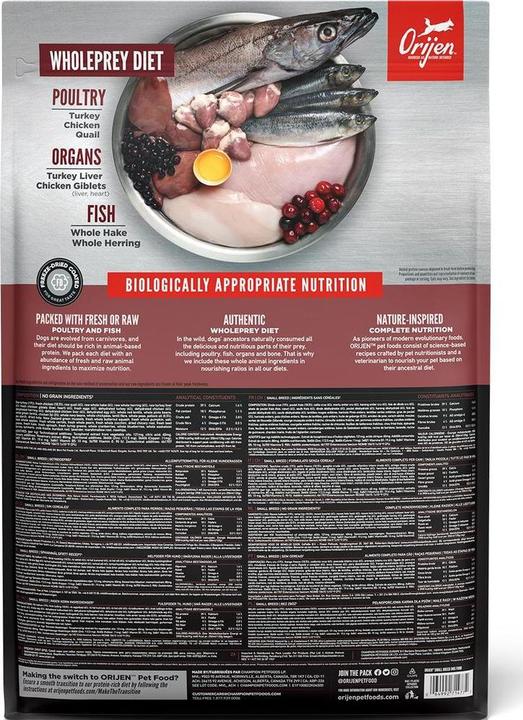 Immagine prodotto Orijen Razza piccola (Adulto, 1 pz., 4500 g)