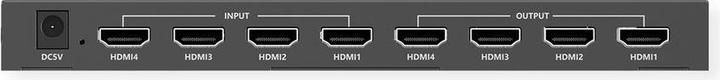 Actual product image Value HDMI 4x4 matrix switch, 4K60Hz