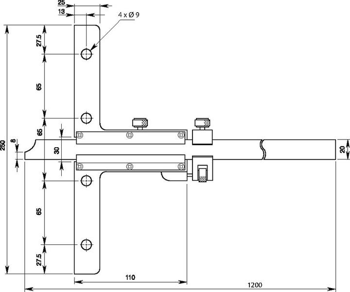 Produktbild Mitutoyo Tiefenmessschieber 1000 mm Nonius 0.02 / 527-105 (100 cm)