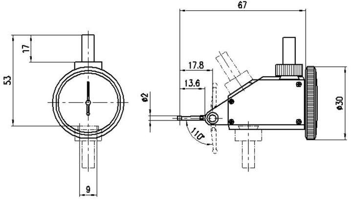 Actual product image Mahr Dial test indicator Martest 800