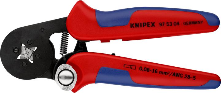 Knipex Selbsteinstellende Crimpzange für Aderendhülsen (180 mm)