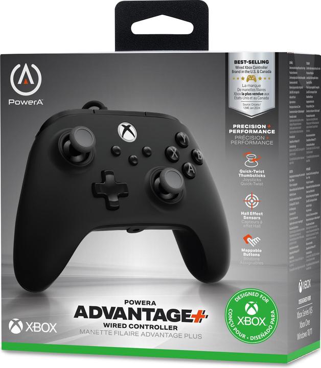 Produktbild PowerA Advantage Plus Wired Controller for Xbox Series X - S - Black (Windows, Xbox One S, Xbox Series X)