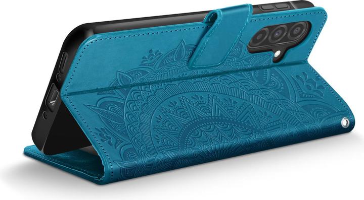 Actual product image Avizar Etui Mandala-Blumen für Samsung A26 Portemonnaie mit Handschlaufe (Samsung Galaxy A26)