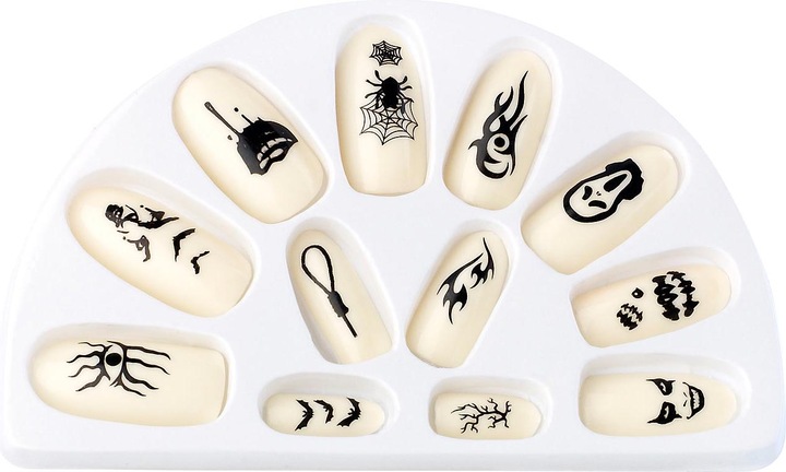 Infactory Artificial fingernails with glow-in-the-dark effect