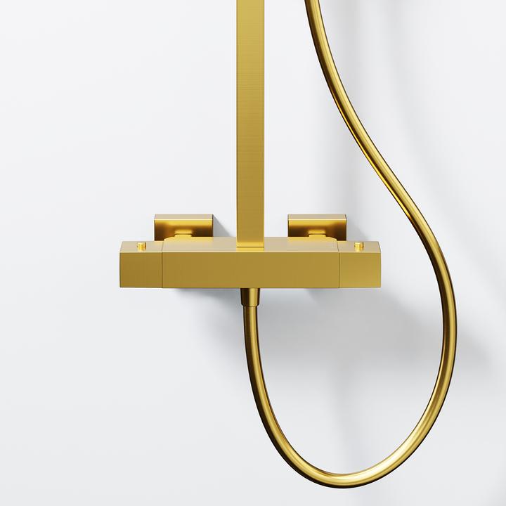 Actual product image Steinberg Seriess 342 shower set, complete set incl. thermostat, rain shower and hand shower