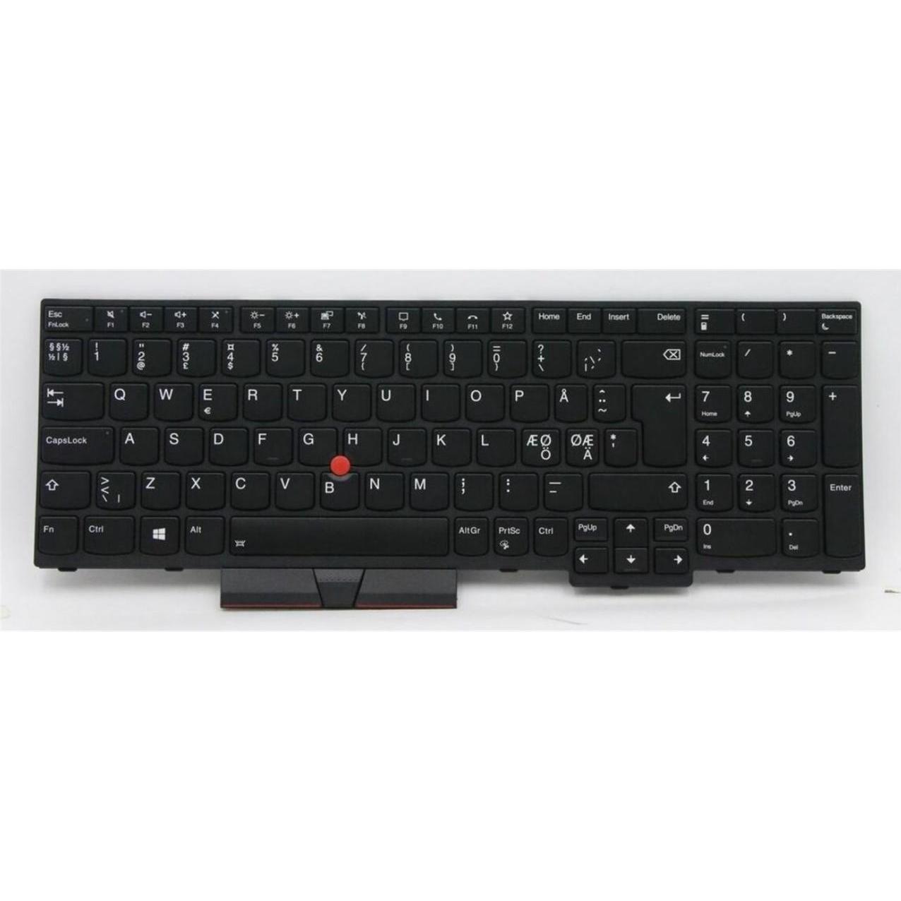 Lenovo Keyboard BK-BL PMX NORDIC, Notebook Ersatzteile, Schwarz