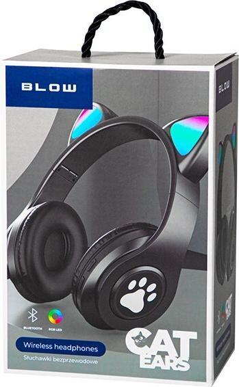 Produktbild Blow Kabellose Kopfhörer Bluetooth 5.0 LED für Kinder mit schwarzen Ohren