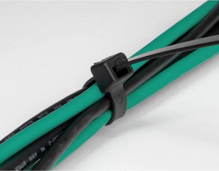 Produktbild Delock Kabelbinder kälteresistent L 380 x B 7,6 mm schwarz 50 Stück (380 mm, 50 Stk.)
