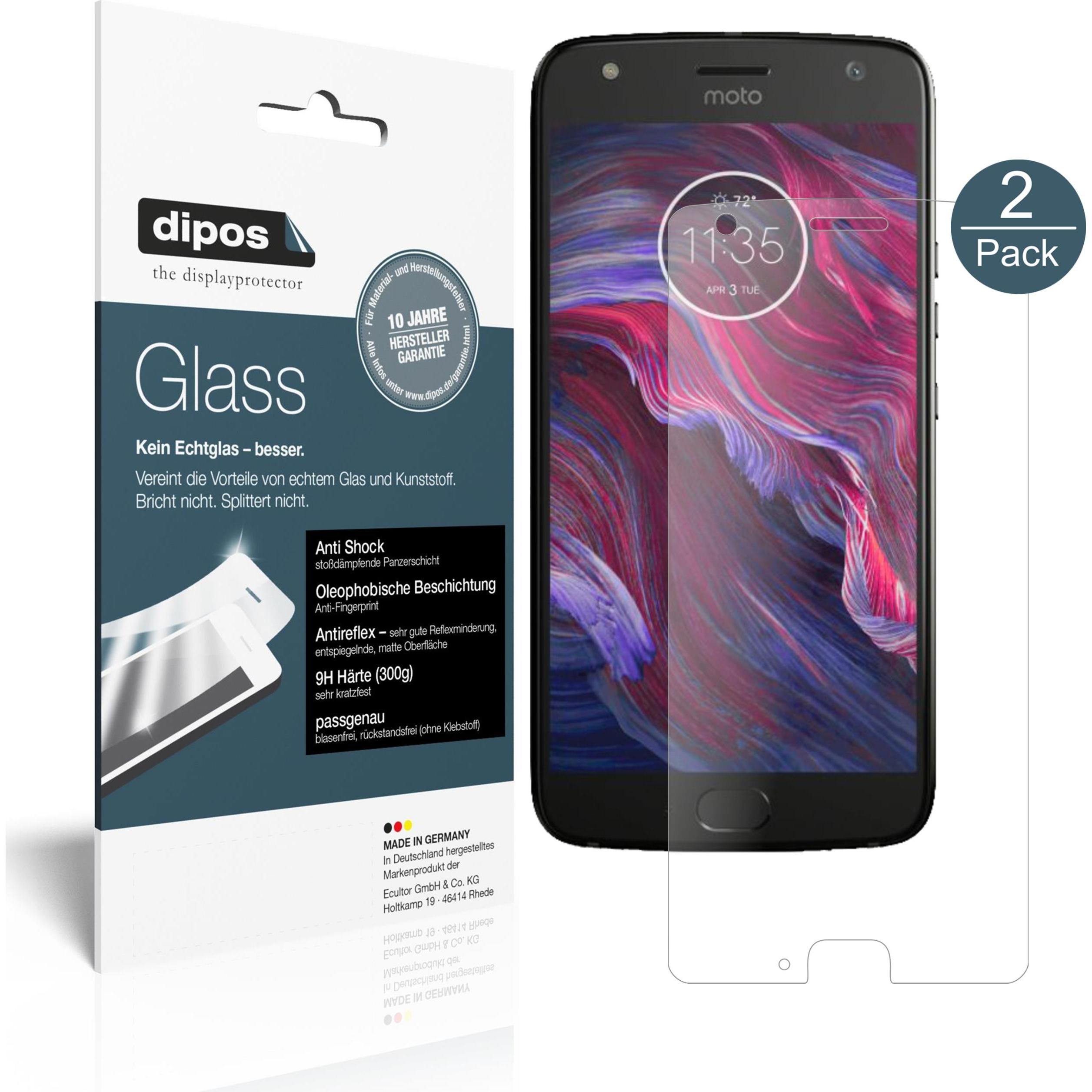Thumbnail - Dipos Displayschutz Anti-Shock (1 Stück, Motorola Moto X4), Smartphone Schutzfolie, Transparent