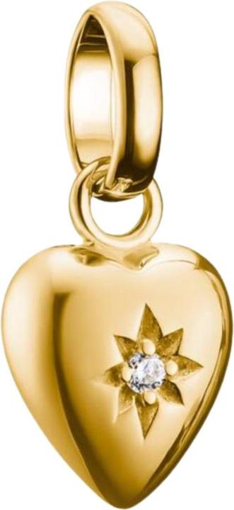 Produktbild Thomas Sabo Charm-Anhänger Herz mit Stern Connect vergoldet (Silber 925)
