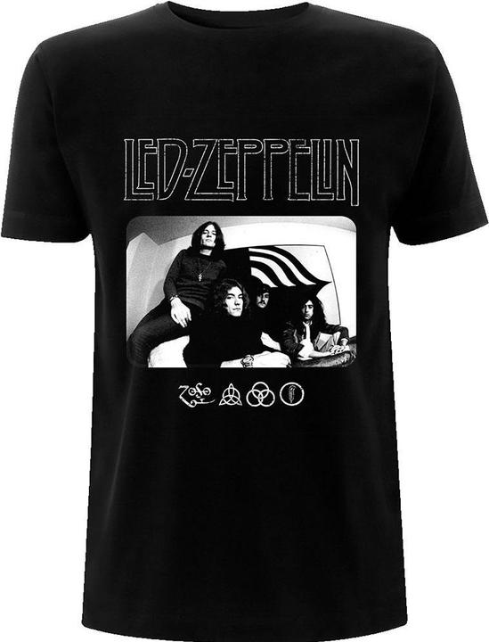 Produktbild Led Zeppelin Photo TShirt Logo (S)