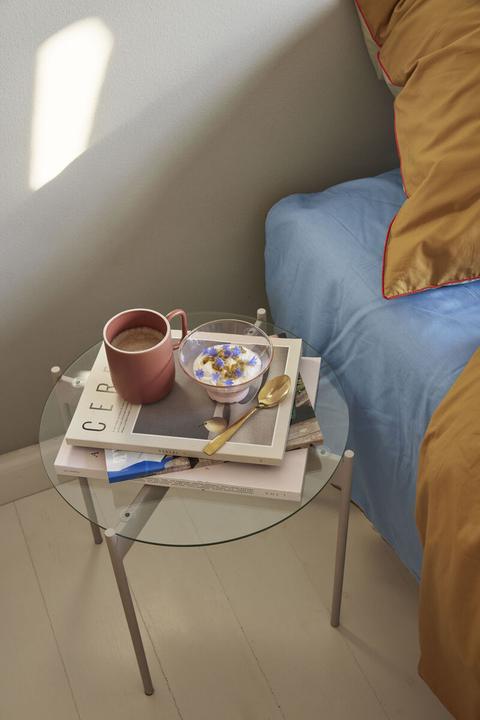 Image du produit Hübsch Beam Side Table Sand (45 x 45 x 42 cm)