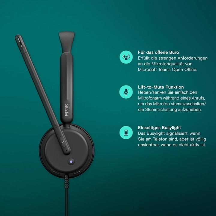 Actual product image EPOS IMPACT 460T MS DUO USB-C (Cable, USB-C, Microsoft teams)