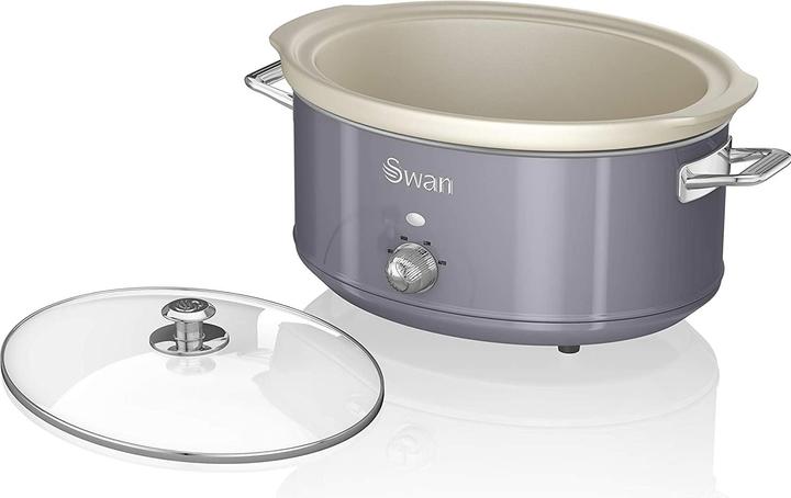Produktbild Swan Retro Slow Cooker 6,5L Grau (EU-Stecker)
