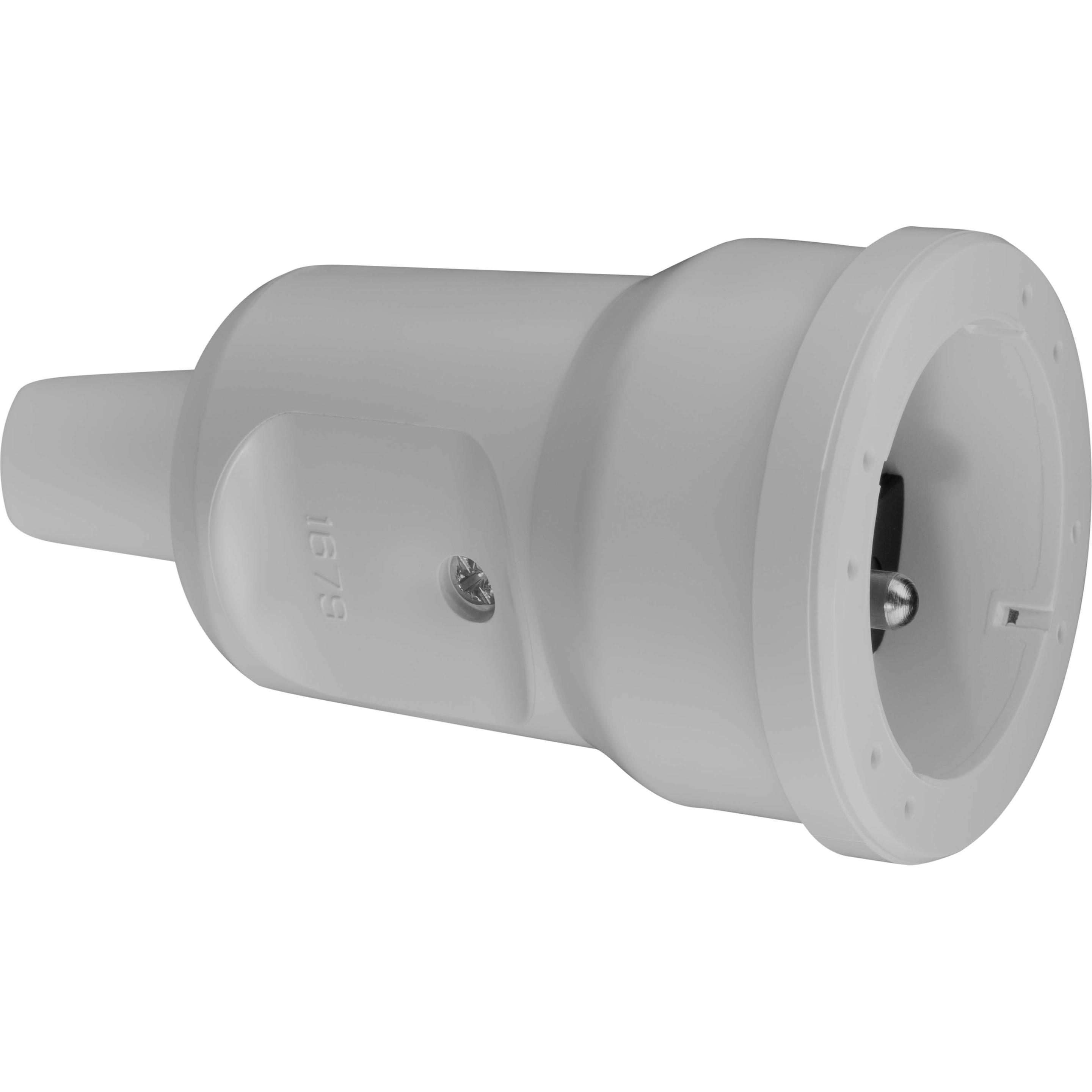 10x ABL, Netzstecker + Netzkupplung, PVC-Kupplung mit erhöhtem BS, grau, französisch/ belgischer Standard