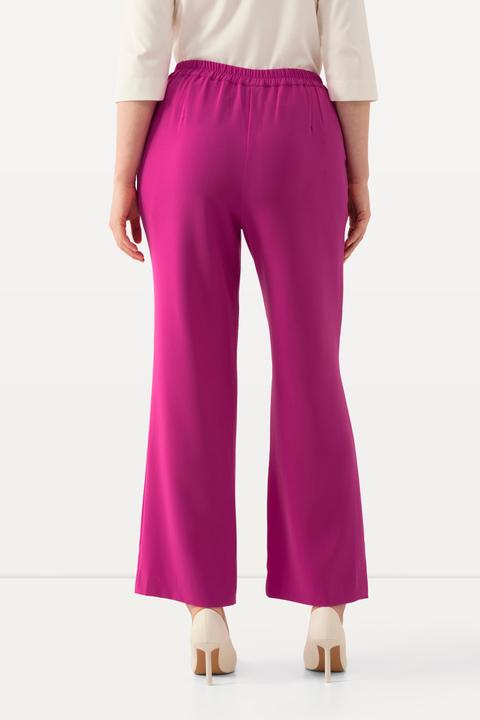 Immagine prodotto Ulla Popken Pantaloni con taglio della gamba ampio e dritto e cintura elastica (54)