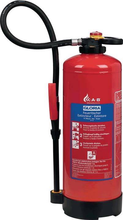 Gloria Lithium-Batterie Feuerlöscher (A)