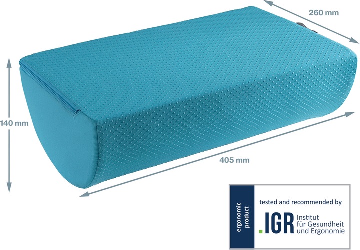 Image du produit Leitz Repose-pieds en bleu (26 x 14 x 40.5 cm)