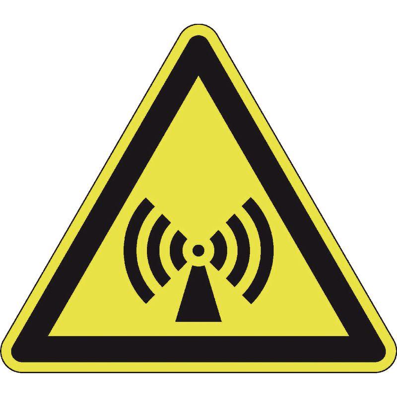 BRW, Segnaletica di sicurezza, Cartello di avvertimento campo elettromagnetico - 20 cm