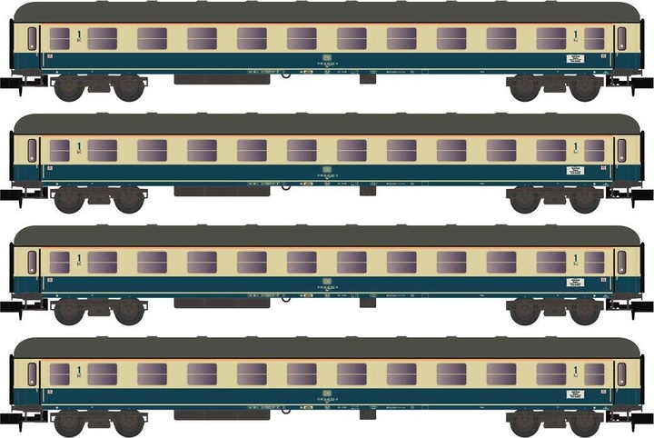 Produktbild Hornby DB 4 Personenwg.Interzonenzug blau/beige Ep.IV-V (Spur N)