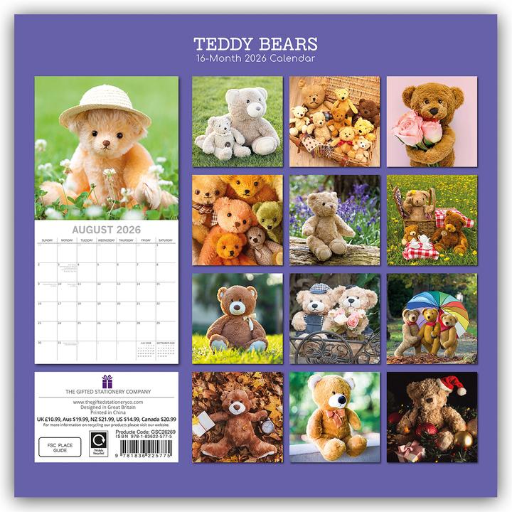 Produktbild Gifted Stationery Co. Ltd:Teddy Bears -