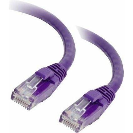 C2G Kabel / 5 m Mlded/Btd Purple CAT5E PVC U (UTP, CAT5e, 5 m), Netzwerkkabel