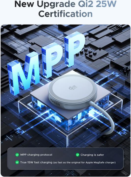 Produktbild Ugreen Magnetic Wireless Charger (25 W)