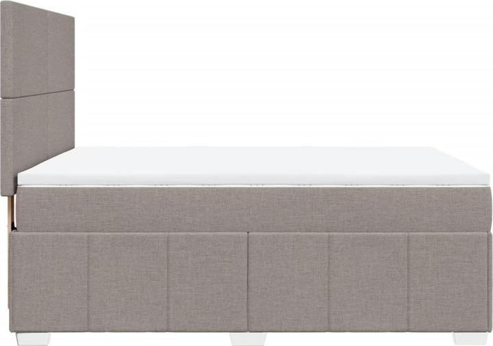 Produktbild vidaXL Bo x springbett mit Matratze 140 x 190 cm Stoff (140 x 190 cm)