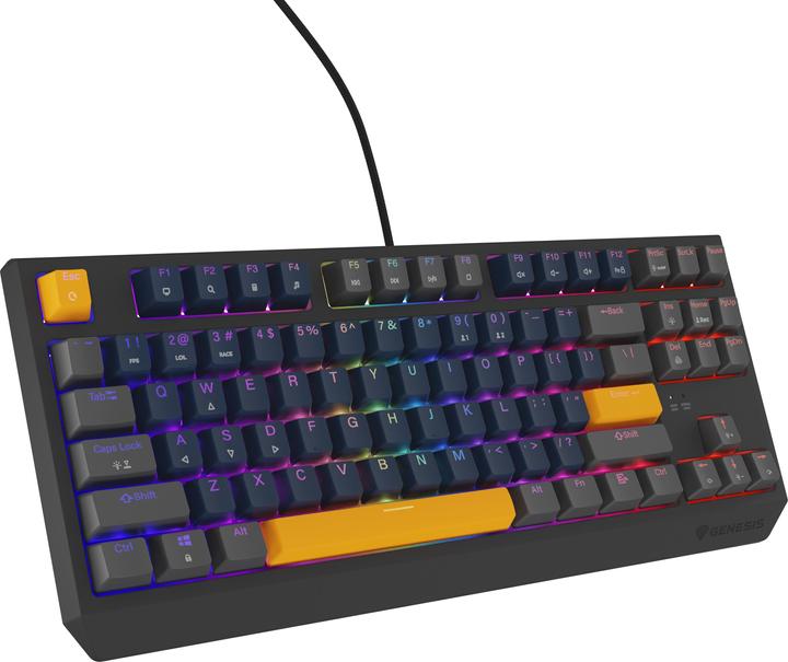 Actual product image Genesis Klawiatura Thor 230 TKL Outemu Panda (NKG-2163) (US, Wireless, Cable)