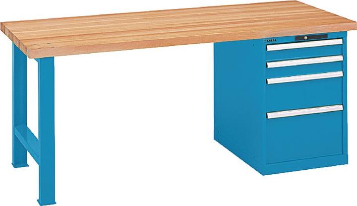 Image du produit Lista Etabli avec plateau en hêtre (80 cm, 150 cm)