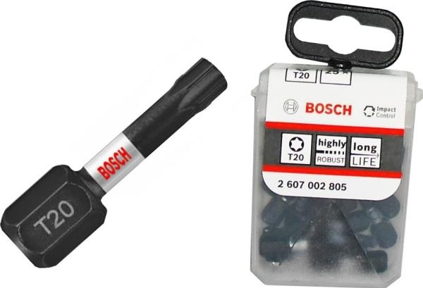 Immagine prodotto Bosch Zubehör Impatto T20 25 mm 25 pz. Per cacciaviti (T20)
