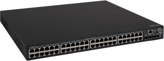 Actual product image HPE E FlexNetwork 5140 EI Switch PoE+ 4 SFP+ Ports (52 ports)