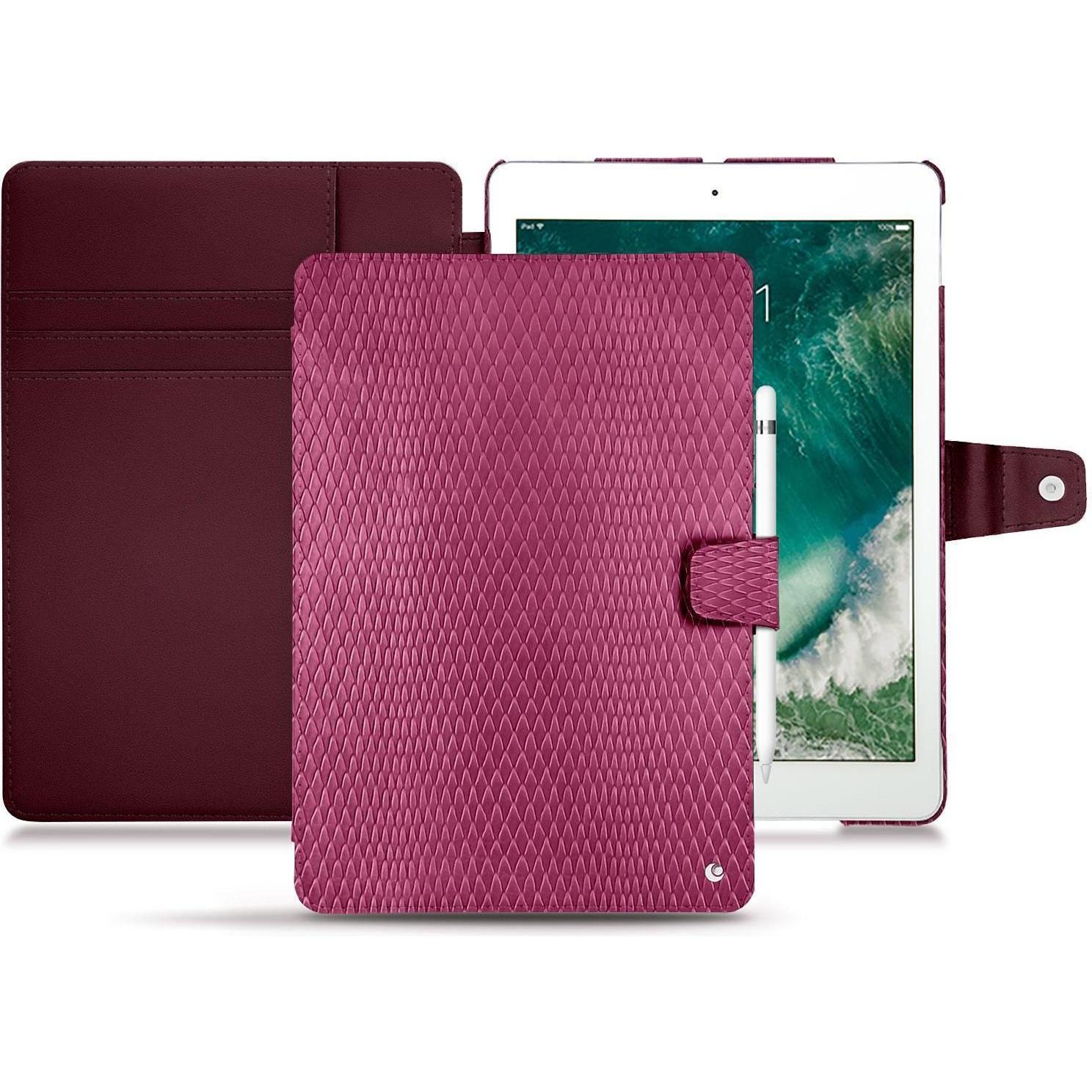 Noreve Lederschutzhülle Wallet (iPad Pro 10.5 2017 (1. Gen)), Tablet Hülle, Rosa