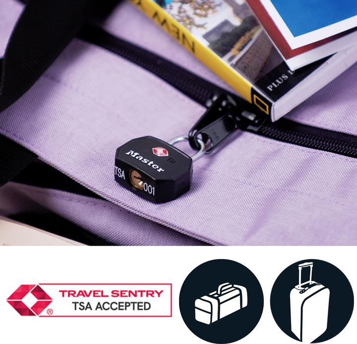 Produktbild Master Lock Gepäckschloss 4681EURTBLK