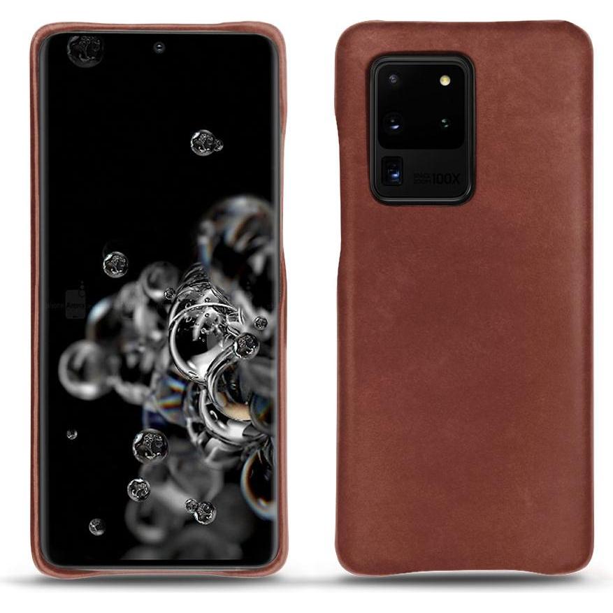 Noreve Lederschutzhülle (Samsung Galaxy S20 Ultra 5G), Smartphone Hülle, Rot