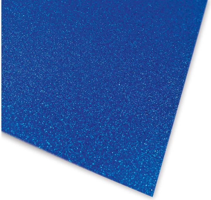 Image du produit Ursus Carton à paillettes A4, 300 gm2, 10 feuilles, bleu (330 g/m², 10 x)