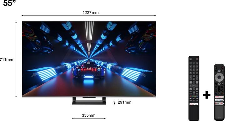 Actual product image TCL 55C735 (55", C735, QLED, 4K, 2022)