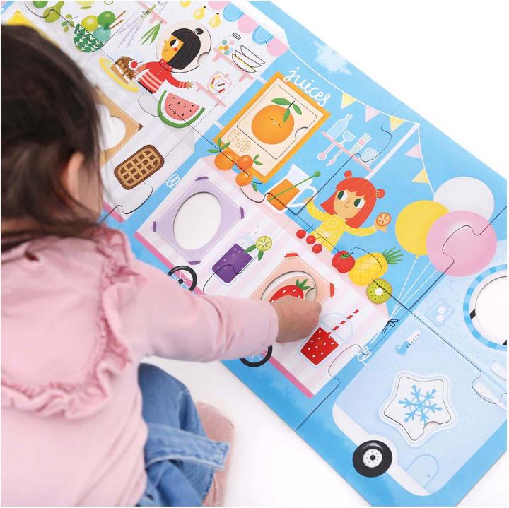 Produktbild Banana Panda Maak de puzzel passend Food Truck (23 Teile)