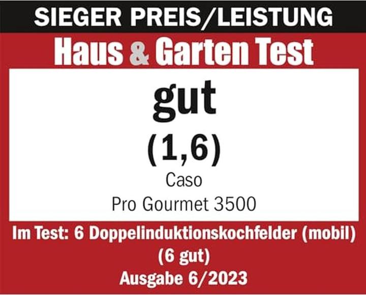 Produktbild Caso Pro Gourmet 3500, Doppelinduktion