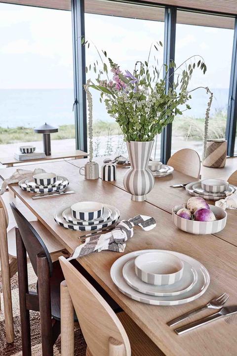 Immagine prodotto OYOY Living Ciotola decorativa Toppu Bowl Large Grigio/Bianco (Ø 20 x 7 cm)