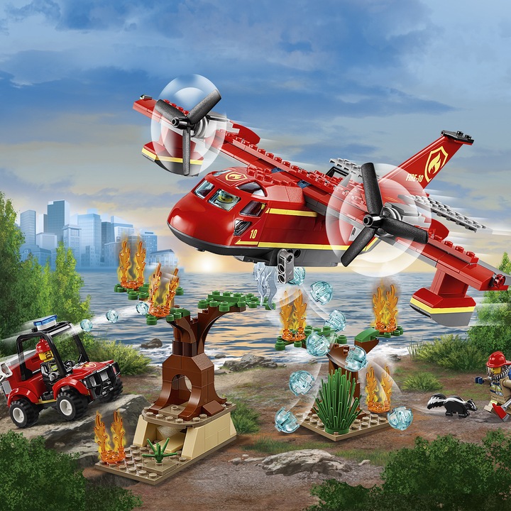 Produktbild LEGO Löschflugzeug der Feuerwehr (60217, LEGO City)