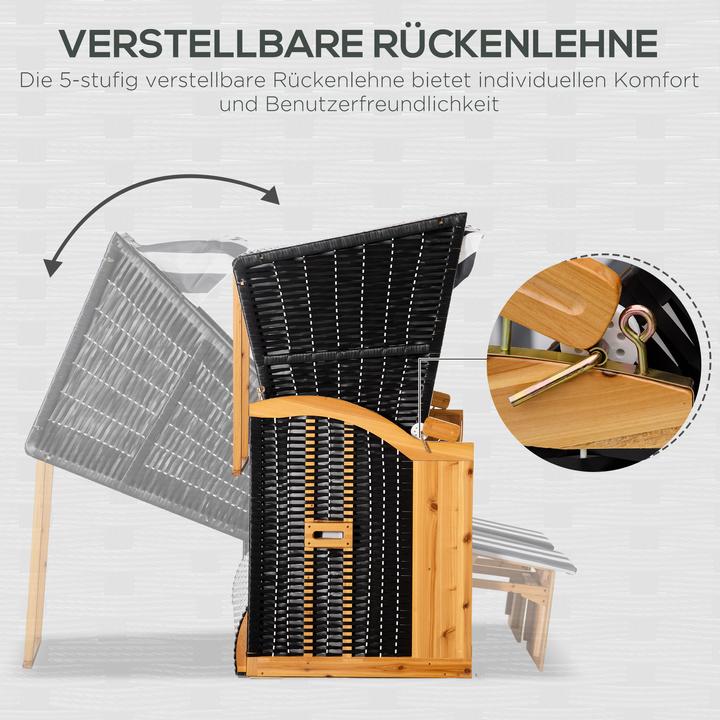 Immagine prodotto Outsunny Sedia da spiaggia