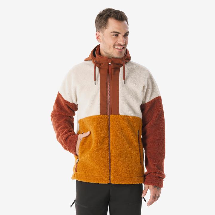 Produktbild Quechua Fleecejacke Herren Sherpa warm Winterwandern - SH900 braun (L)
