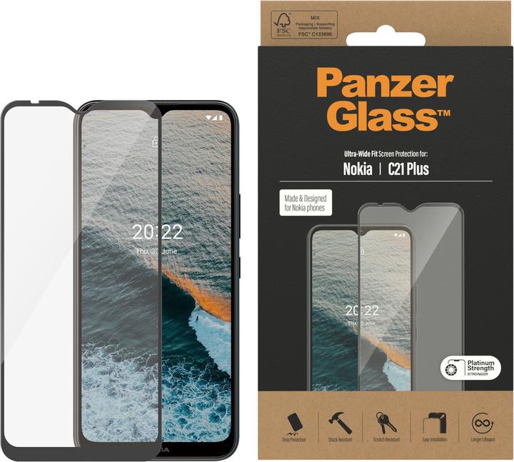 Actual product image PanzerGlass Case Friendly (1 Piece, Nokia C21)