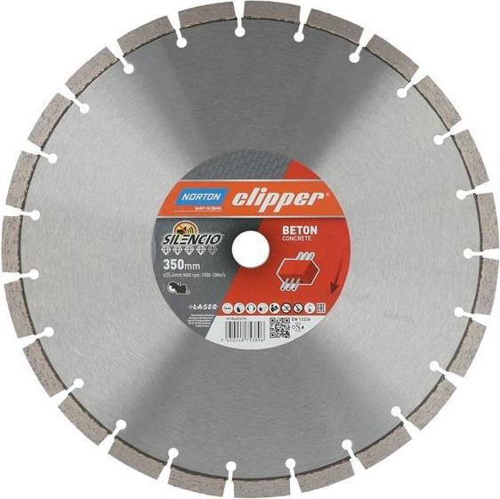 Immagine prodotto Norton Clipper Disco diamantato Clipper Pro Beton Silencio 350 mm