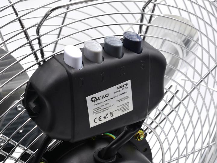 Image du produit GEKO Ventilateur de sol en acier inoxydable 40 cm