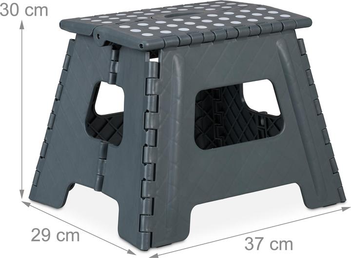 Actual product image Relaxdays Folding Stool L