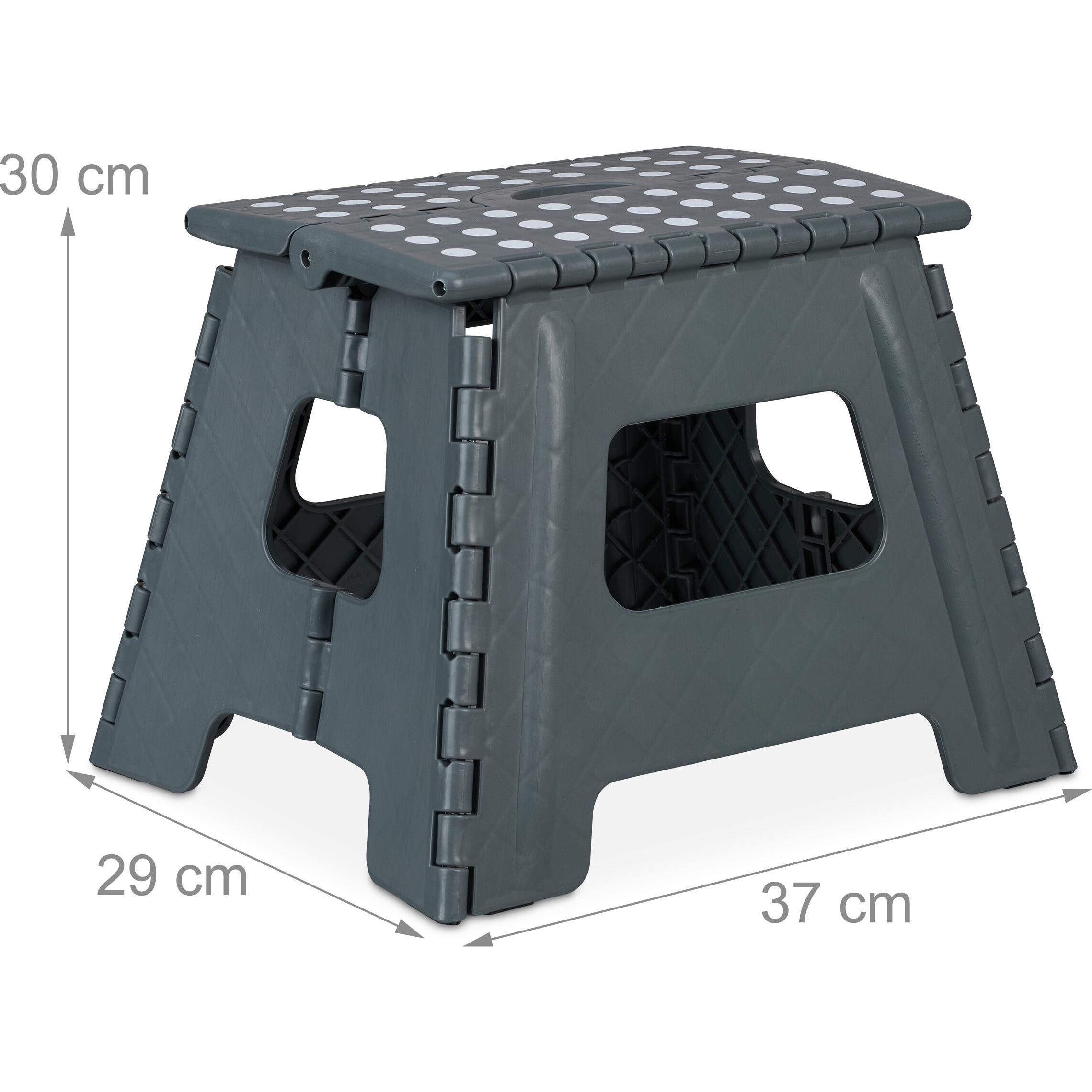 Thumbnail - Relaxdays, Hocker + Pouf, Klapphocker