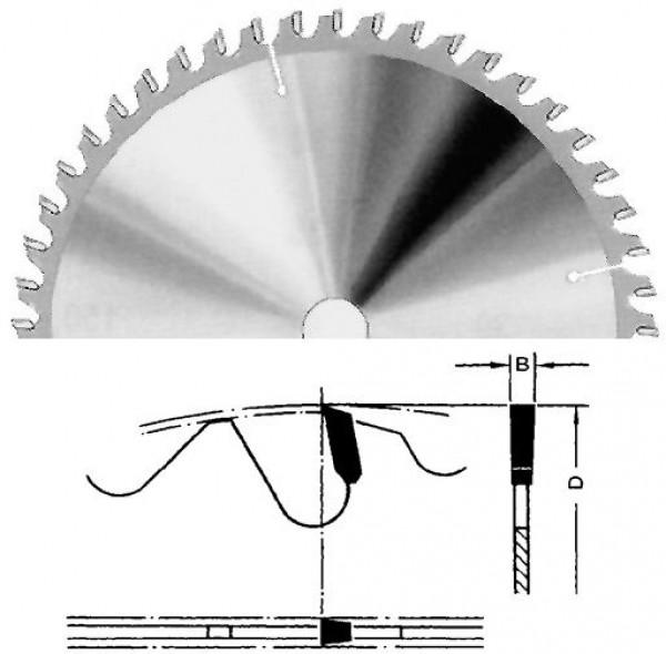 Produktbild Güde - HM-Sägeblatt 500X30 X3,6 MM 40 Z