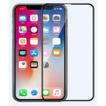 Comma Dun Anti-Finger prints Tempered Glass iPhone 11 Pro black (1 Stück, Apple iPhone 11 Pro), Smartphone Schutzfolie, ...